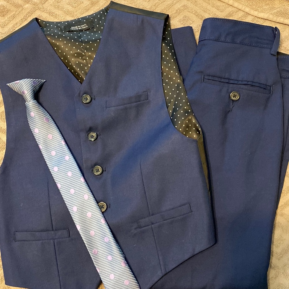Boys formal pants/vest set